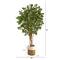 6ft. Japanese Maple Artificial Tree in Handmade Natural Jute and Cotton Planter